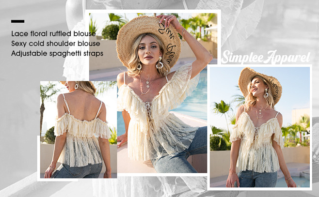 Simplee tulle blouse