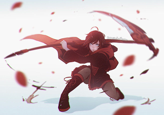 （套图）动漫 插画 RWBY 少女 封面...