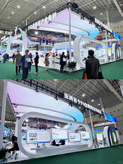 展台设计（四面开）-花瓣网|陪你做生活的设计师 | 效果图,展会免费模型下载,展览展示模型,3D展台模型下载,3dma模型下载,3D模型库 ...