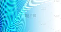 抽象背景与许多重叠的几何。蓝色系的颜色。