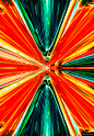 迷幻多彩放射抽象万花筒爆炸背景017模板背景图片