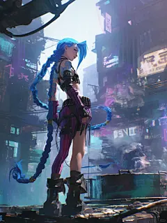 金克斯/英雄联盟/双城之战/壁纸/AI/二次元 - 小红书