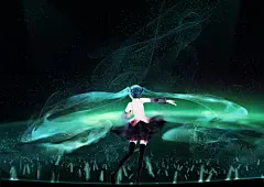 P站 二次元 插画 少女 头像 原创 壁纸 初音未来 VOCALOID 舞台id=49155727