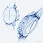 horology / watches / sketches / renders / ideation : misc work displayed from wrist watch projects I have worked on.