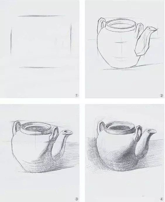 从几何体到人体结构，你想要的素描资料，这...