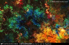 抽象画树叶背景印花图案抽象装饰画花纹图案分形无框画壁画背景墙现代抽象画插画装饰画花纹背景壁纸