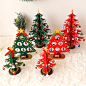 圣诞装饰装饰品DIY木质圣诞树圣诞节礼物小礼品场景布置桌面摆件