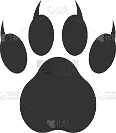剪贴画,分离着色,爪子,式样,可爱的,脚印,纯种犬,梗犬,野生动物,壁纸