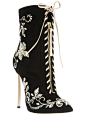 CASADEI Embroidered Stiletto Boot      these are simply georgous!!