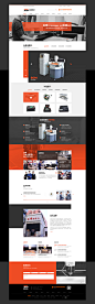企业官网 营销型网站 工业网站_黄小玲_68Design