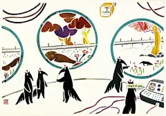 这都是剪纸哦，藤野真由子作品欣赏@CCI中国动漫插画