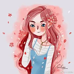 小满的插画分享
好喜欢这个风格的头像，一只笔刷全部搞定，要好好学习一下Works by susuo_art #儿童插画##插画分享##设计美学#  Procreate超话 ​​​​