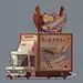 Asian Food. Game art : The task was to draw transport to the Asian food for the game.I drew a van carrying ramen soup and a motorcycle with Thai food.It was a very interesting project!