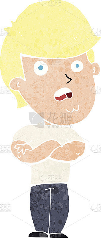 卡通对二人