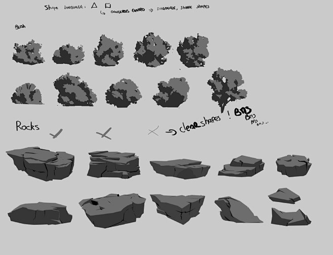 Some shapes research...