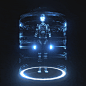 MrBrouchet: Sketch #18 - Hologram : Latest version:                                       First post:    Trying some weird stuff on this one, but who doesn’t like some challenge ?  I’m trying a “partixel” approach on this one, here I use my particles as s