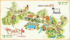 甜甜供应商采集到文旅插画