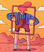 Lucas Wakamatsu - Anxiety : Anxiety is very small and personal project, each illustration is a representation of what living with anxiety disorder feels like to me. It's a reminder about mentallity health. Hope I can create more pieces for this project.