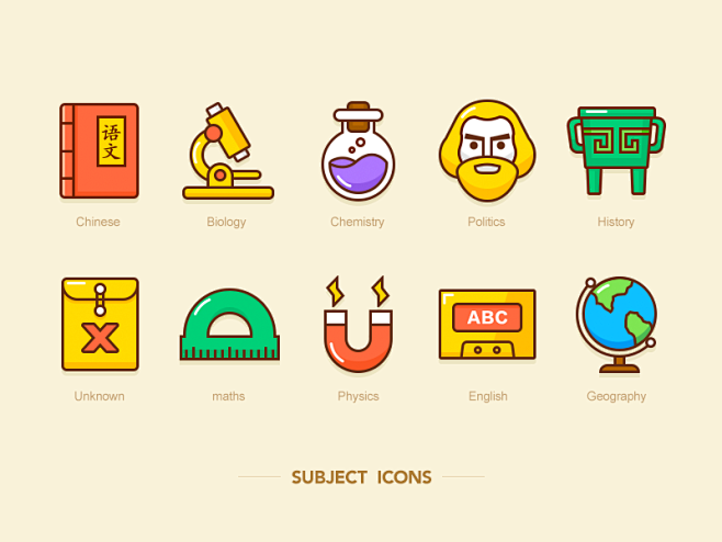 subject  icons