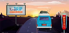 汽车,夏天,路,自驾游,家庭,旅途,冒险,驾车,旅行