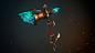 Crystal Hammer, Toby Hunt : Stylised PBR asset I have been working on in any spare time I get my hands on outside of work. <br/>Based on the gorgeous weapon concept by Maeve Broadbin. <a class="text-meta meta-link" rel="nofollow&qu