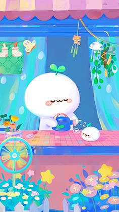 彩虹布丁╭采集到长草颜