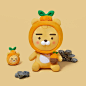 apeach超话kakaofriends超话 济州岛新品联名！ryan/apeach变身济州岛特产柑橘/黑猪 cr.kakaofriends_official