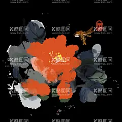 手绘古风水墨花鸟插画背景图片   - 源文件下载【酷图网】古风背景,中国风海报,古风海报,中国风背景,手绘花,手绘鸟,手绘植物,植物插画,山水画,山水画背景,水墨画,水墨画背景,中国风展板,古风展板,山水画展板,水墨画展板,国画,国画背景,书法背景,中国风素材,古风素材,古典,水墨花鸟,中国风,中式水墨,水墨山水,风水,古风,手绘,意境,梦幻,唯美,复古,
