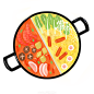 食品美食插画PNG图片