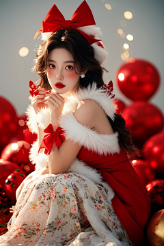 -AYE葉子采集到红色模特