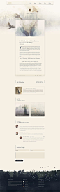 The background and the footer: 