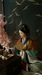 任春风十里轻飏，奏一曲波澜眷恋。
