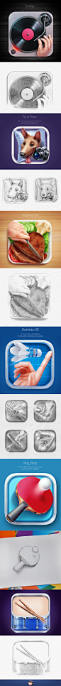 Realistic iOS App Icons on Behance