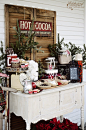 Hot Cocoa Bar with treats and fixings