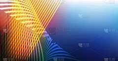 抽象背景与许多重叠的几何。蓝色系的颜色。