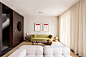 印际 - Meireles Pavan Arquitetura x Minho 住宅 : 设计工作室对布局的改变包括厨房的扩大，创造一个舒适和亲密的客厅，为客户提供工作区，在上层整合了服务房间，扩大了主卧室。
