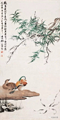 胡若思花鸟作品

胡若思(1916.3—2004)，字遐思，号琴人，9岁入“大风堂”，拜张大千为师。

胡若思山水花鸟、人物走兽无一不能，工笔写意、青绿泼墨无一不精，是现代画坛上的多面手，其中又以工笔和写意巧妙的融合之法，最为让人称奇。