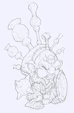 欧美_角色_线稿_作品编号:806959_高清CG插画、原画下载_千画网588art.com