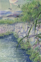 《蝉鸣》_水间__插画师作品_涂鸦王国gracg.com