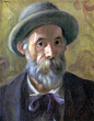 雷诺阿（Pierre-Auguste Renoir，1841—1919）法国印象派大师，代表作有《煎饼磨坊的舞会》。