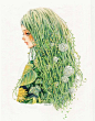 tree_hair 插画 by_nhienan