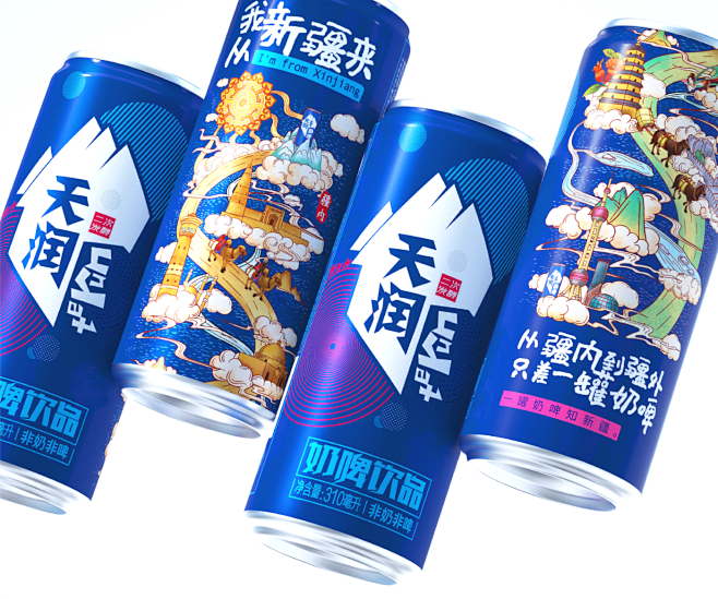 天润奶啤 一罐知新疆