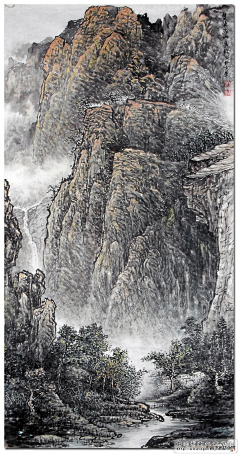 陈又新-搁浅背影采集到施云翔山水画