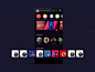 Music App Dark Theme Home screen darktheme design card mobile uipractice ui-ux music music app