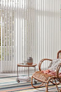 Luxaflex Vertical Blinds add a fresh new dimension to a traditional window dressing. Easily control heat, light and privacy through our sleek, modern design that also incorporates the Ultimate Track System. Our Edge Vertical Systems are enhanced specially
