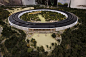 无人机航拍苹果新总部震撼场景