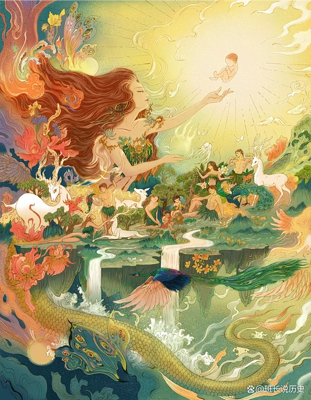 盘古——开天辟地-花瓣网
