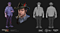 Characters Concept Art (The Walking Dead Empires)