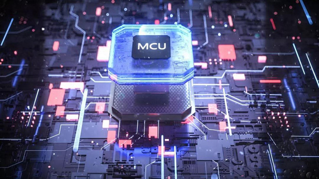 C4D模型-C4D蓝色科技芯片电路板三维...