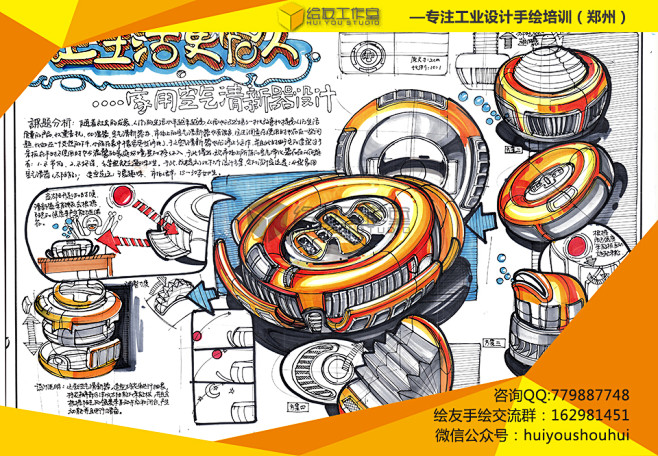 郑州绘友手绘工作室-专注工业设计手绘培训